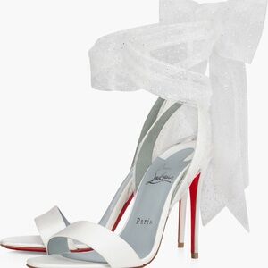 Christian Louboutin Sandale du Désert Ankle Tie Heels